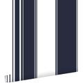 Papier peint à rayures - 53 cm x 10,05 m de Estahome bleu marine