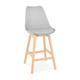 Paris Prix - Tabouret De Bar Scandinave elise 102cm Gris