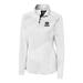 Women's Cutter & Buck White Green Bay Packers Americana Jackson Half-Zip Overknit Pullover Jacket