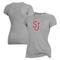 Women's Alternative Apparel Gray St. Johns Red Storm The Keepsake T-Shirt