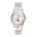 Women's Silver Indiana Hoosiers Stainless Steel Quartz Watch