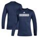 Men's adidas Navy Georgia Southern Eagles Team Issue Poly Pullover Sweatshirt