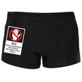 Mens Black Funny Boxers No Unauthorised Access Shorts Boxers