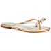 Kate Spade Shoes | Kate Spade- Petit Flip-Flops | Color: Gold | Size: 11