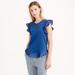 J. Crew Tops | J Crew Flounce Tank Top Blue New S Small | Color: Blue | Size: S