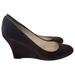 Kate Spade Shoes | Kate Spade Allie Sport Brown Suede Wedge Heel Slip On Pumps Round Toe Size 9 | Color: Brown | Size: 9