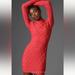 Anthropologie Dresses | Anthropologie Maeve Long Sleeve Scrunch Textured Mini Dress | Color: Pink | Size: L