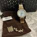 Michael Kors Accessories | Ladies Michael Kors Crystal Gold Tone Watch Collection | Color: Gold | Size: Os