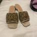 Gucci Shoes | Gucci Slide Sandals! | Color: Cream/White | Size: 38.5