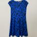 Michael Kors Dresses | Michael Kors Patterned Dress | Color: Black/Blue | Size: 4