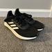 Adidas Shoes | Adidas Duramo Lightmotion Sneakers Lace Up Low Top Black White Size 7 .5 | Color: Black/White | Size: 7.5