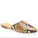 Madewell Shoes | Nib Madewell Remi Snake Print Leather Mule 8 | Color: Black/Tan | Size: 8