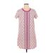 Casual Dress - Shift: Pink Aztec or Tribal Print Dresses - Women's Size X-Large