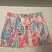 Lilly Pulitzer Skirts | Lilly Pulitzer Out To Sea Colette Skort 0 | Color: Blue/Pink | Size: 0