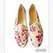 J. Crew Shoes | J Crew Floral Print Venetian Slippers | Color: Pink/White | Size: 10