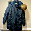 Michael Kors Jackets & Coats | Michael Kors Women's Puffer Coat With Faux Fur And Hood Size L | Color: Black | Size: L