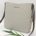 Michael Kors Bags | Michael Kors Lg Messenger Crossbody Vanilla | Color: Brown/White | Size: Large