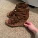 American Eagle Outfitters Shoes | Brown Wedges | Color: Brown | Size: 5