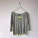 American Eagle Outfitters Tops | American Eagle Outfitters Long Sleeve Top | Color: Gray/Green | Size: S