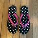 Kate Spade Shoes | Kate Spade Polka Dot Sandals | Color: Black/White | Size: 8