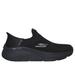 Skechers Women's Slip-ins: Max Cushioning Elite 2.0 Sneaker | Size 6.0 Wide | Black | Textile/Synthetic | Vegan | Machine Washable