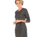 Michael Kors Dresses | Michael Kors Women's Synthetic Ruched Jersey Dress Retail $255 (Mf68wdyjm2) | Color: Gray/Silver | Size: M