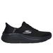 Skechers Women's Slip-ins: Max Cushioning Elite - Vanish Sneaker | Size 8.5 Wide | Black | Textile | Machine Washable