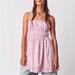 Free People Dresses | Free People Gabby Mini Dress Nwt In Pink Sz L Pockets | Color: Pink | Size: L