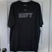 Under Armour Shirts | Men's Under Armour Loose Black Navy Logo Tee | Color: Black | Size: Xl