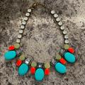 J. Crew Jewelry | Necklace | Color: Blue/Orange | Size: Os