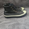 Converse Shoes | Converse Chuck Taylor All Star 70 Gore-Tex Hi Black Leather Sneakers Womens Sz 8 | Color: Black/White | Size: 8