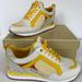 Michael Kors Shoes | Michael Kors Wilma Trainer Canvas Sneaker Size:7.5 | Color: Gold/White | Size: 7.5