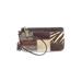 Coach Leather Wristlet: Brown Bags