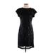 Vince Camuto Cocktail Dress: Black Dresses - Women's Size 4