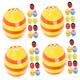 ifundom 40 Pcs Simulation Egg Teaching Aids Toy Egg Shakers for Babies Maraca Egg Egg Shakers Percussion Instruments Egg Eggs Shaker for Maracas Wooden Music Child