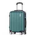 VERTICAL STUDIO 20" Hand Luggage Suitcase, Lockable Hard Shell Trolley. Travel Luggage, Cabin Luggage (H×W×D): 54 × 38 × 21 cm, for Airplane Travel, Udevalla Dark Green, hard shell rolling suitcase