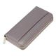 VKEID Womens Wallet Long Women's Wallet RFID Anti-Theft Leather Organ Leather Card Holder Multi Card Position Coin Clutch Bag Large Capacity Wallet (Color : Grey, Size : 20x10x3cm)