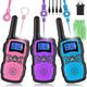 Wishouse Walkie Talkies for Kids - Adults Rechargeable Walky Talky, Toys for 4 5 6 7 8 Year Old Boys Girls, PMR Kids Radios Long Range with Flashlight Lanyards, Birthday Easter Gift 3 Pack