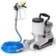 Portable Airless Paint Sprayer, 1600W High Pressure Paint Sprayer, 2.5L/Min HVLP Paint Sprayer Wall Spray Gun with 3 Adjustable Speed, 2L Capacity, 5m Hose