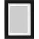 VUVUZULA Black Picture Frames Photo Frame 14x11 Inch Picture Frame with Mount for 10x8 Inch Photo Set of 4