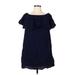 Old Navy Casual Dress - Popover: Blue Dresses - Women's Size Small