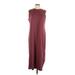 Universal Thread Casual Dress - Midi: Burgundy Dresses - Women's Size Large