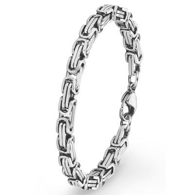 Edelstahlarmband AMOR "9351763", silber (edelstahlfarben), Armbänder, Herren, Edelstahl, Made in Germany Image