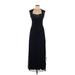 Blondie Nites Cocktail Dress - A-Line Sweetheart Sleeveless: Black Solid Dresses - Women's Size 11