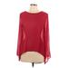 Ya Los Angeles Long Sleeve Blouse: Red Tops - Women's Size Large