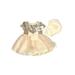 Rare Editions Special Occasion Dress: Gold Skirts & Dresses - New - Size 18 Month