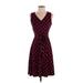 41Hawthorn Casual Dress - A-Line V Neck Sleeveless: Red Dresses - Women's Size X-Small