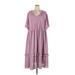 BLOOMCHIC Casual Dress - Midi: Purple Dresses - Women's Size 30
