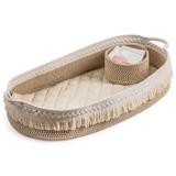 Multi-Use Baby Changing Basket, Handmade Woven Cotton Rope Moses Basket, Changing Table, Storage Basket