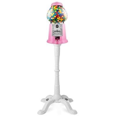15in Gumball Machine w Stand Pink VintageStyle Candy Dispenser